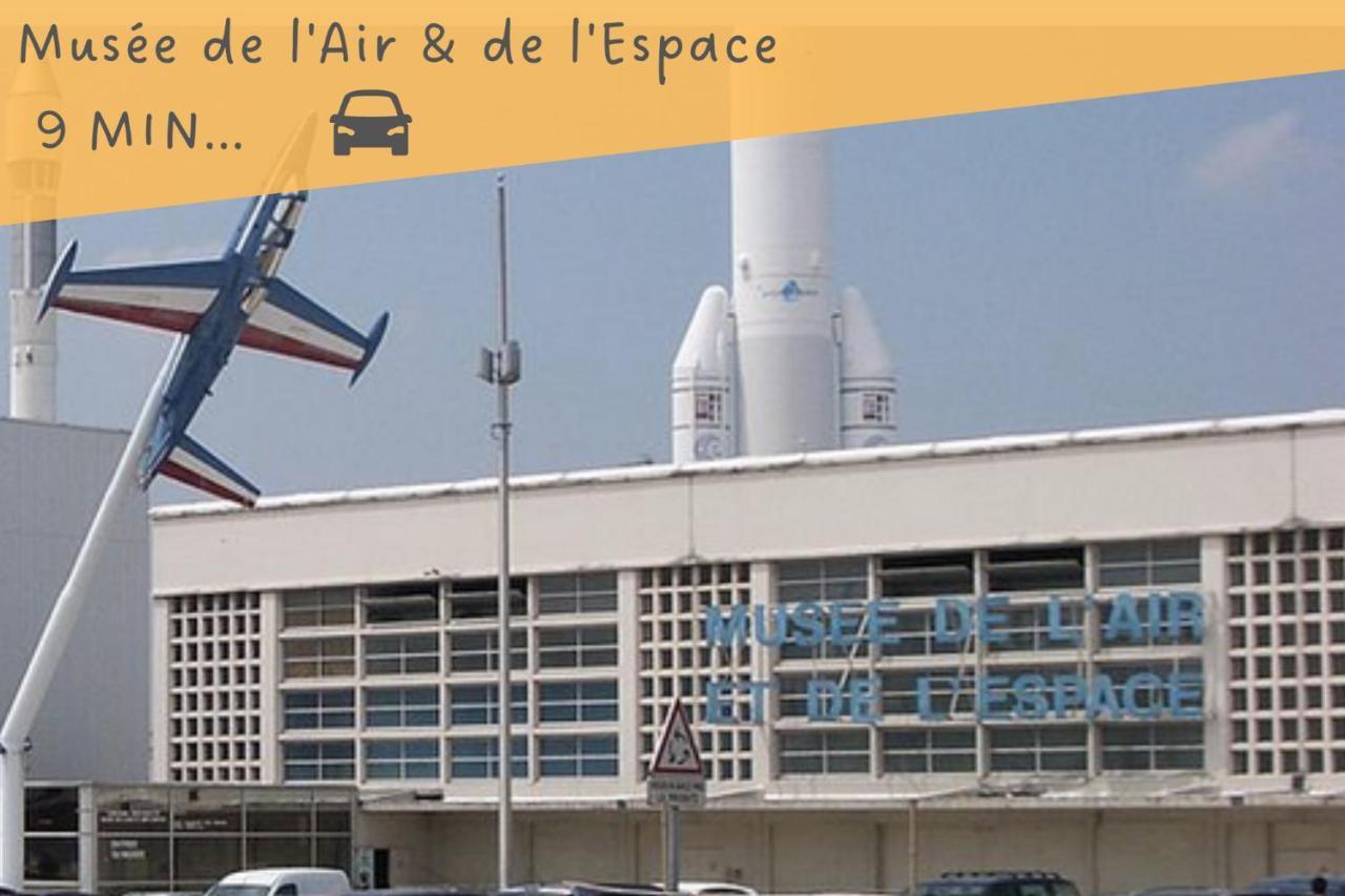 דירות דראנסי L'Eugene - 10Min Du Rer B Le Bourget, Parking, Wifi מראה חיצוני תמונה